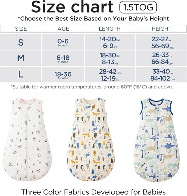 Thumbnail 5 de Duomiaomiao 1.5 Tog Baby Sleeping Bag