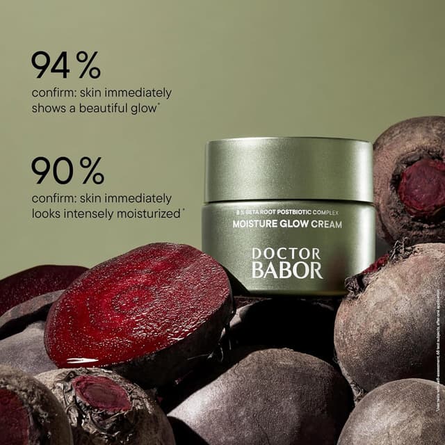 Detalle de BABOR DOCTOR BABOR Microbiomic Moisture Glow Cream 50 ml – crema viso idratante vegana