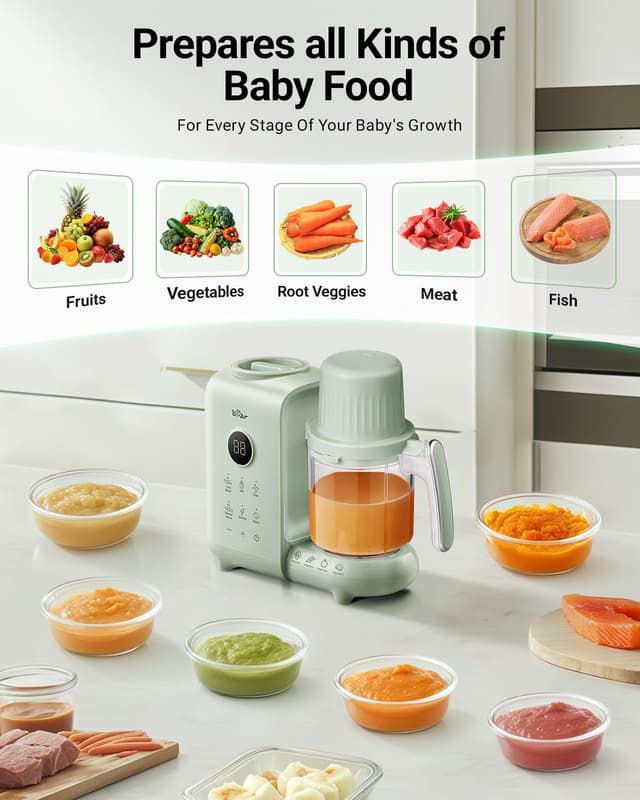 Thumbnail 3 de Bear Baby Food Blender with Two Layer Steam Baskets