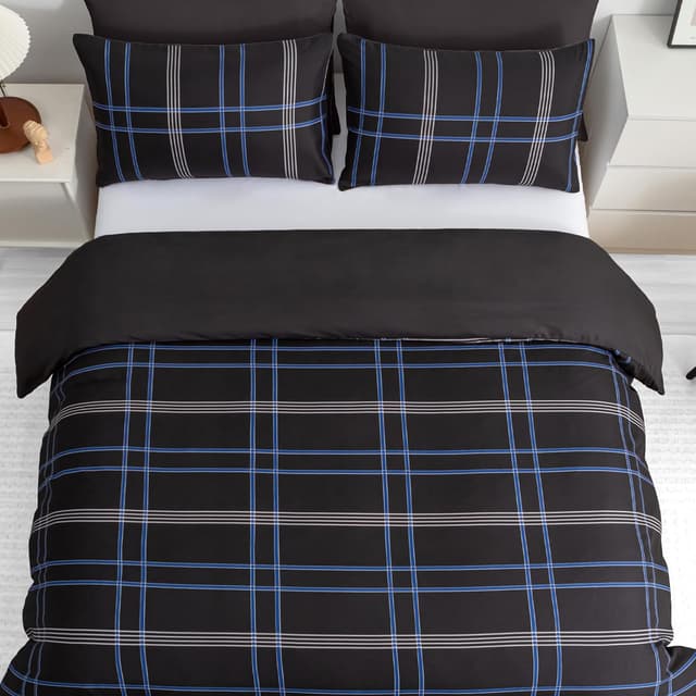 Detalle de Pamposh Single Duvet Cover Set in brushed microfiber with zipper closure (2-piece)