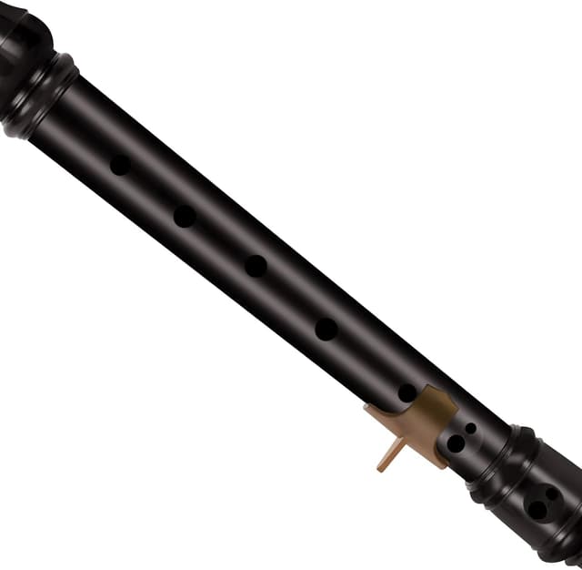 Detalle de EASTROCK ABS Sopranblockflöte in C (Diskant), 3-teilig, braun – für Anfänger