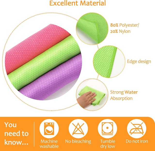 Detalle de Mikrofaser Putztücher 10er Set 40x30 cm