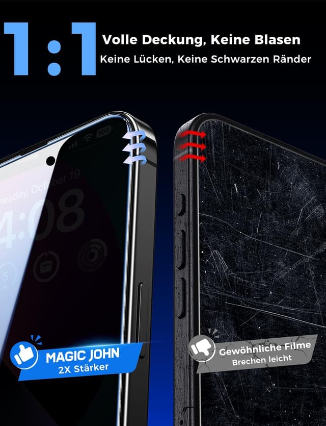 Thumbnail 6 de MAGIC JOHN Sichtschutzfolie 6,1 Zoll