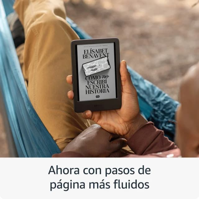 Detalle de Kindle 6" 16 GB con publicidad, negro