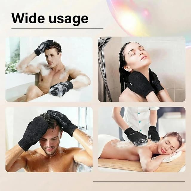 Thumbnail 5 de Exfoliating Gloves 18pc bamboo shower mitts