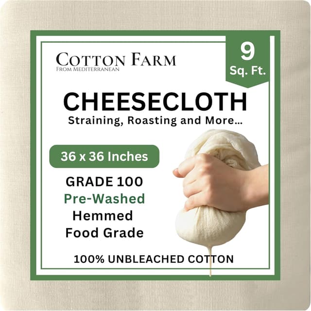 Imagen de Cotton Farm Grade 100 XL Cheese Cloth 36x36 Inch en OfertitasTOP