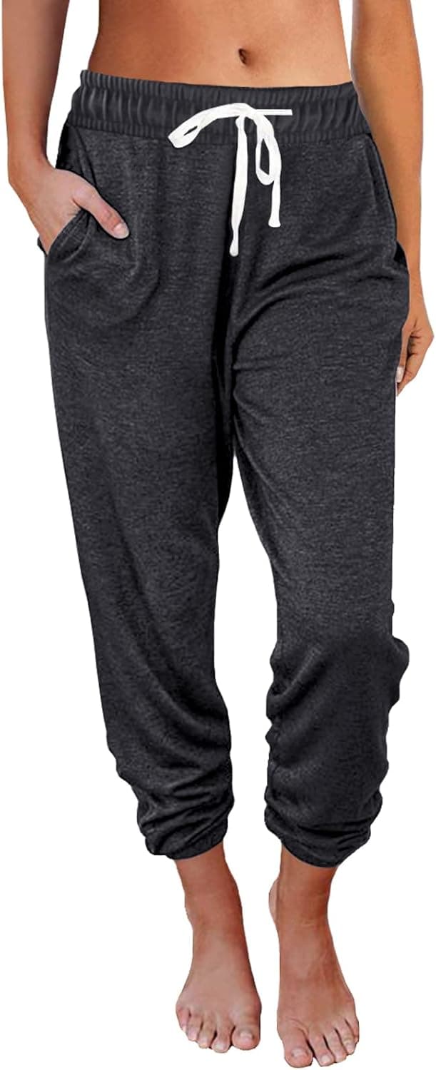 Detalle de AUTOMET Women’s High-Waisted Sweatpants — Lounge Pants
