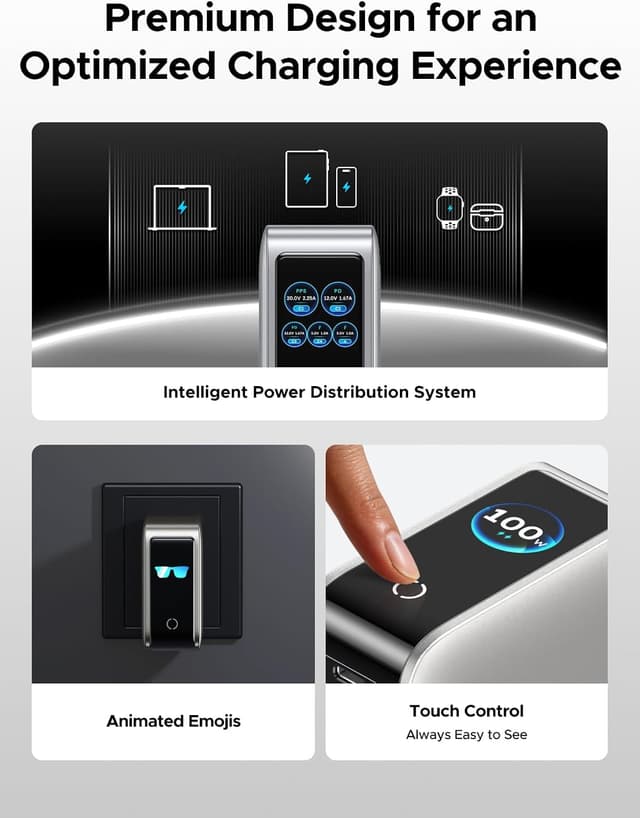 Detalle de UGREEN Nexode Pro 100W USB-C charger