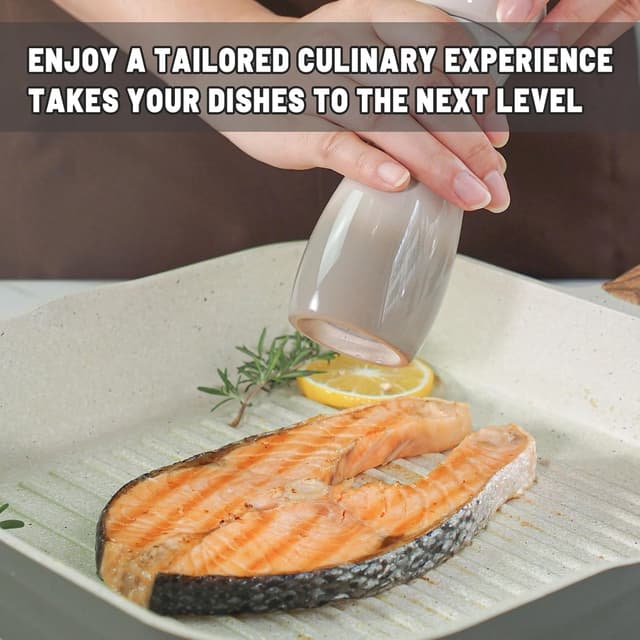 Thumbnail 5 de Premium Salt and Pepper Grinder Set 6.5" 🧂