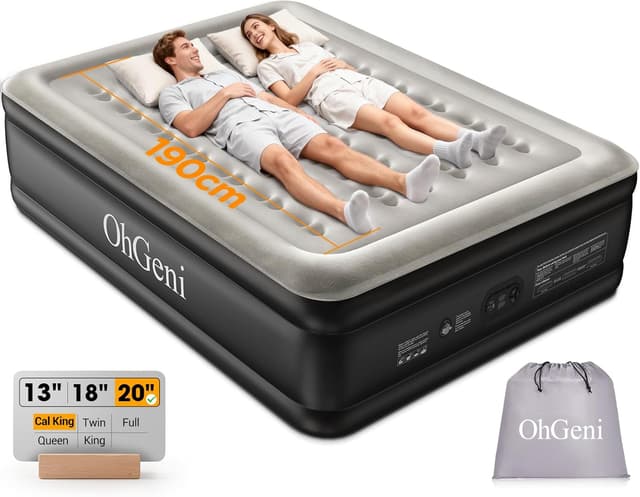 Detalle de OhGeni 20" Cal King Air Mattress