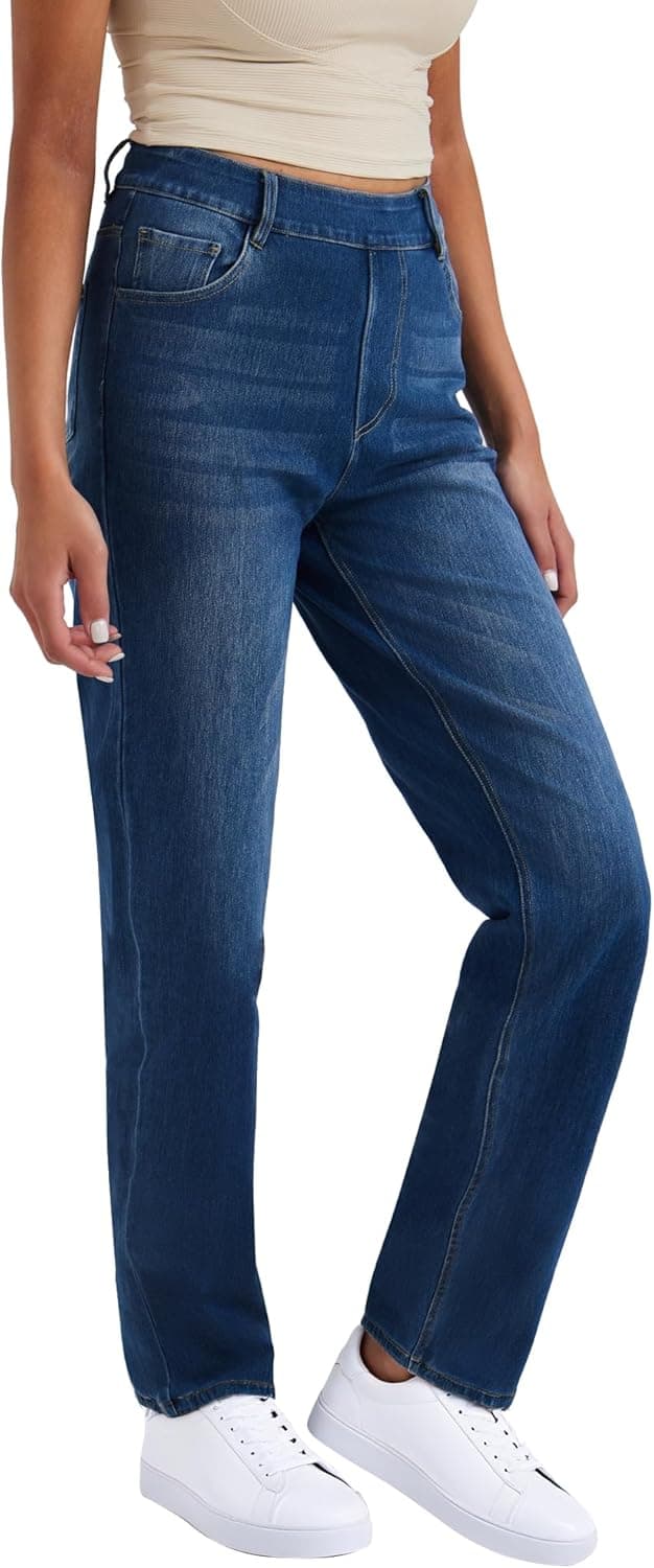 Detalle de Jeans de yoga LaiEr, coupe bootcut