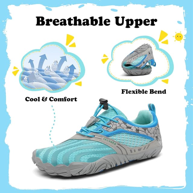 Detalle 2 de SAGUARO Scarpe Barefoot Bambini da Trail Running a Piedi Nudi GR.24-36