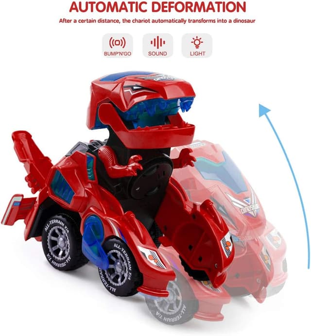 Detalle de Highttoy Dinosaur Transforming Car for Ages 3–7