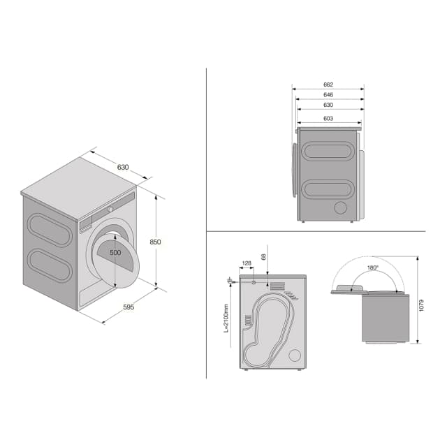 Detalle 2 de Asko Secadora 9 Kg T509HRG
