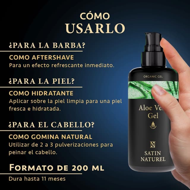 Thumbnail 5 de Satin Naturel After Shave 200 ml 3:1 para hombre 🍃
