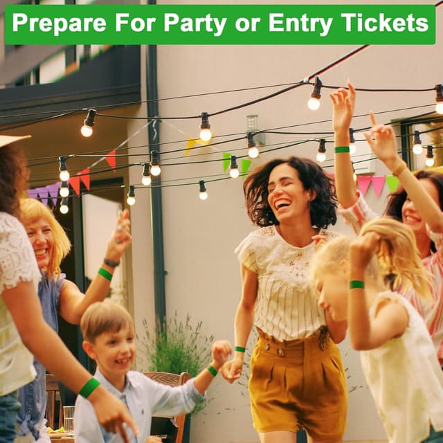 Thumbnail 4 de Vicloon Pulseras para Eventos 300 unidades