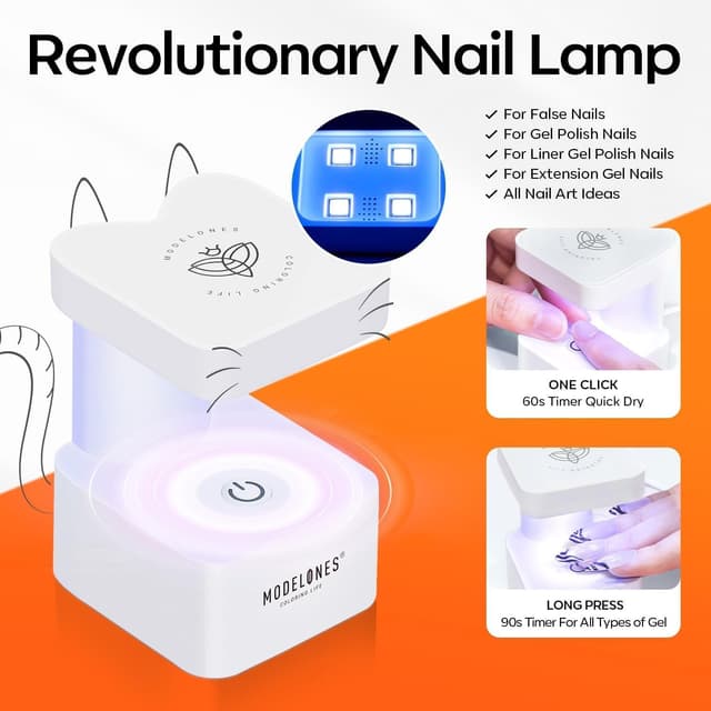 Detalle 2 de modelones X Nail Gel Kit 510 pcs ๐