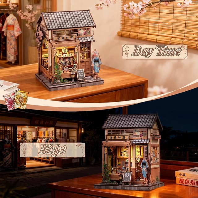 Thumbnail 5 de CUTEBEE Book Nook Kit Sakura O Kimono Shop
