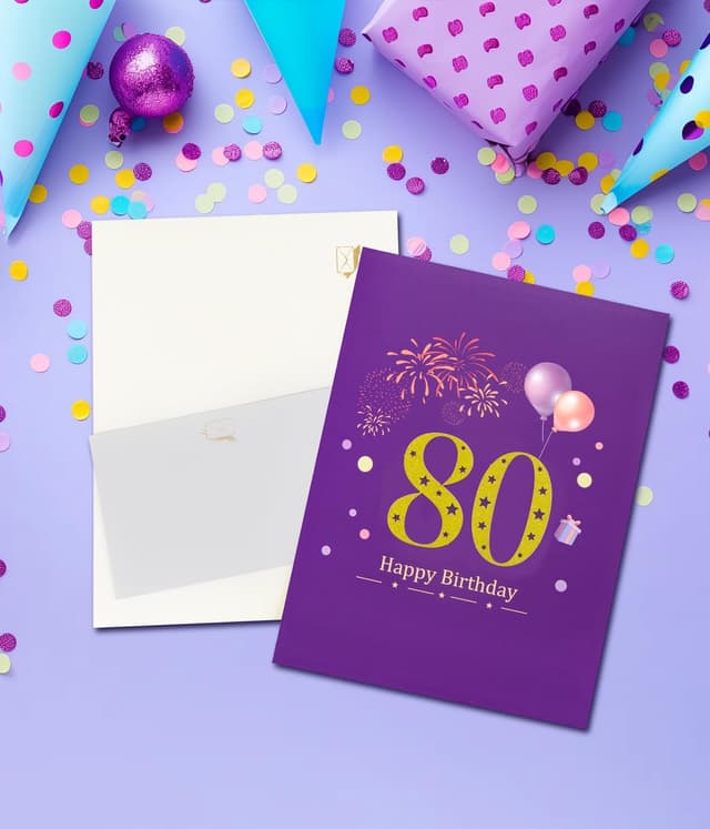 Thumbnail 6 de Magic Ants 80th Birthday Card 3D Pop-Up
