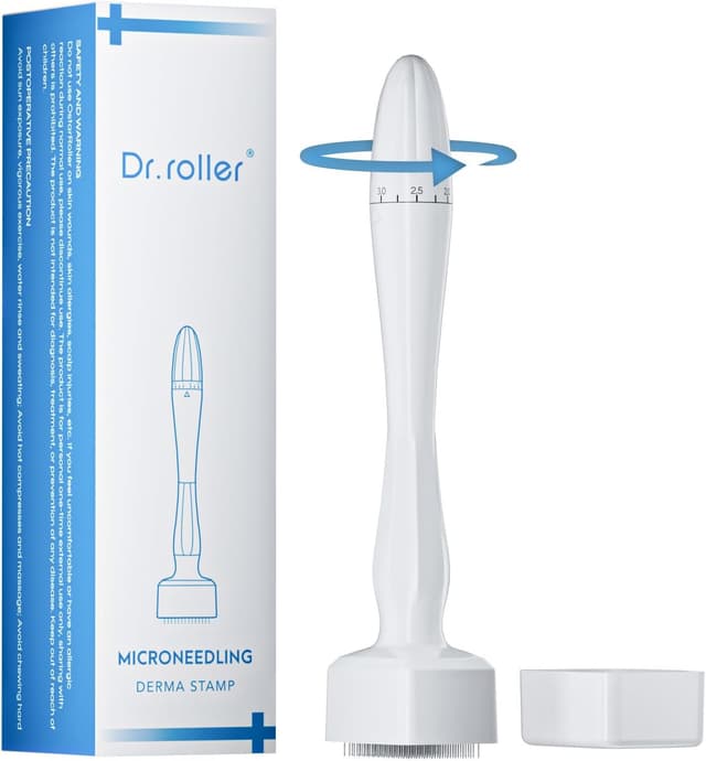 Imagen de Dr.roller Derma Stamp Microneedling Pen 0-3mm 140 Pins en OfertitasTOP