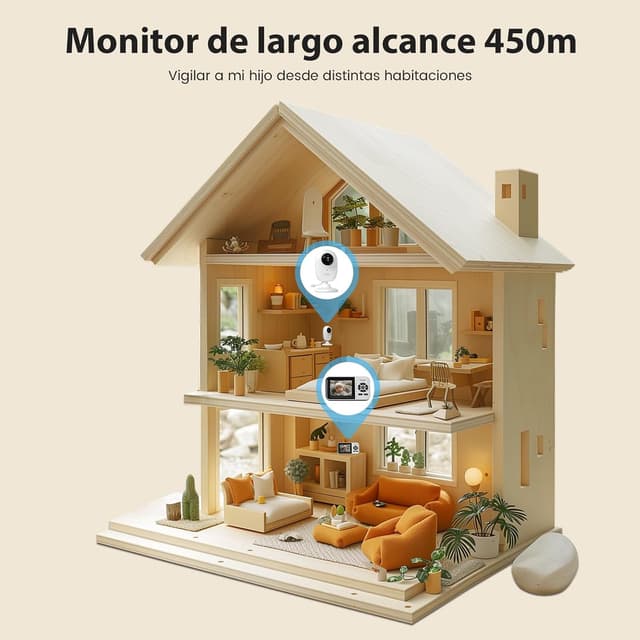 Thumbnail 3 de Monitor de bebé con cámara 1080p 📷