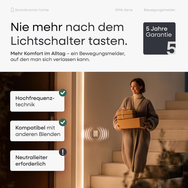 Thumbnail 1 de Scandinavian home Bewegungsmelder Innen