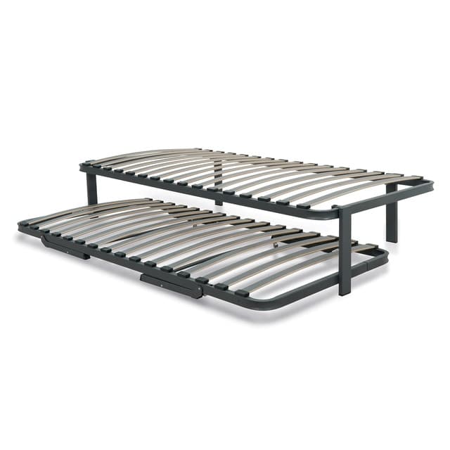 Detalle de Pardo Namibia V2 🛏️ Somier infantil cama nido