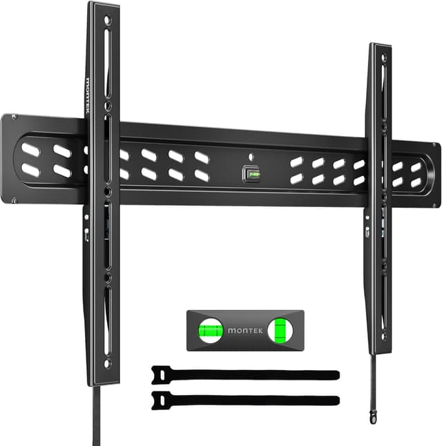 Detalle de monTEK Ultra Slim Fixed TV Wall Mount (0.95 in low-profile, for 43–95" TVs) up to 150 lbs