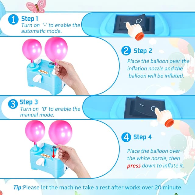 Thumbnail 2 de YEPVIE Electric Balloon Pump 6 arch kits