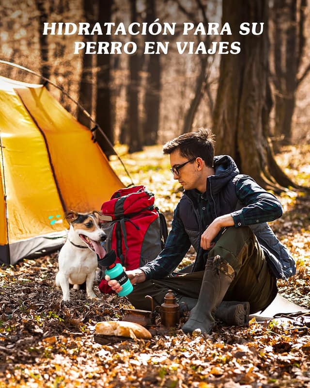 Thumbnail 2 de Lesotc 1000 ml botella agua perros plegable