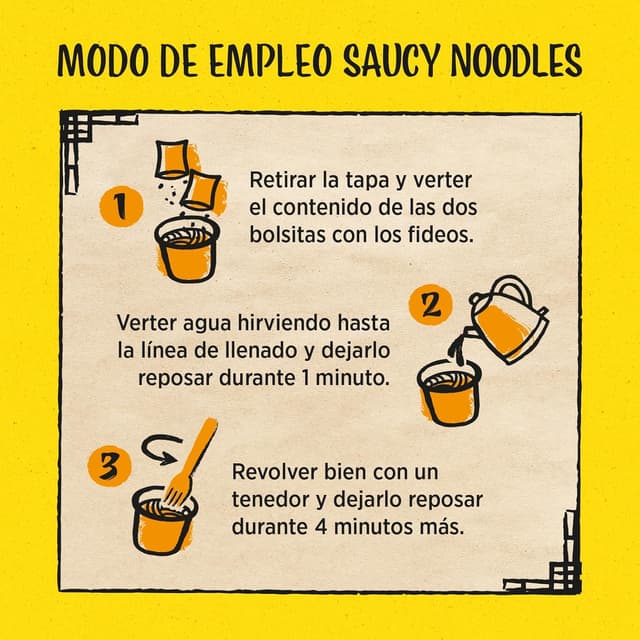 Thumbnail 5 de MAGGI Saucy Noodles Asia Pollo y Sésamo - Pack 8 Vais 🍜