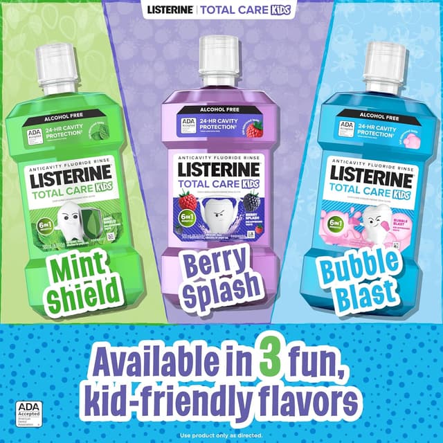 Thumbnail 5 de Listerine Total Care Kids 500 mL Mouthwash 📘