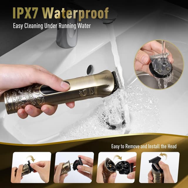 Thumbnail 6 de Haarschneidemaschine Profi Herren 17-in-1 Set inkl. Barttrimmer, LCD-Anzeige und Zero Gapped Präzisionstrimmer (USB-C)