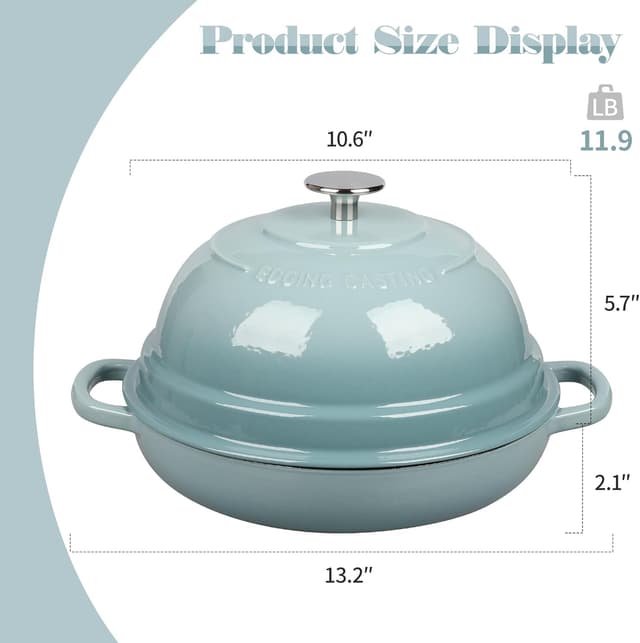 Thumbnail 3 de EDGING CASTING Dutch Oven 6 Quart 🍲