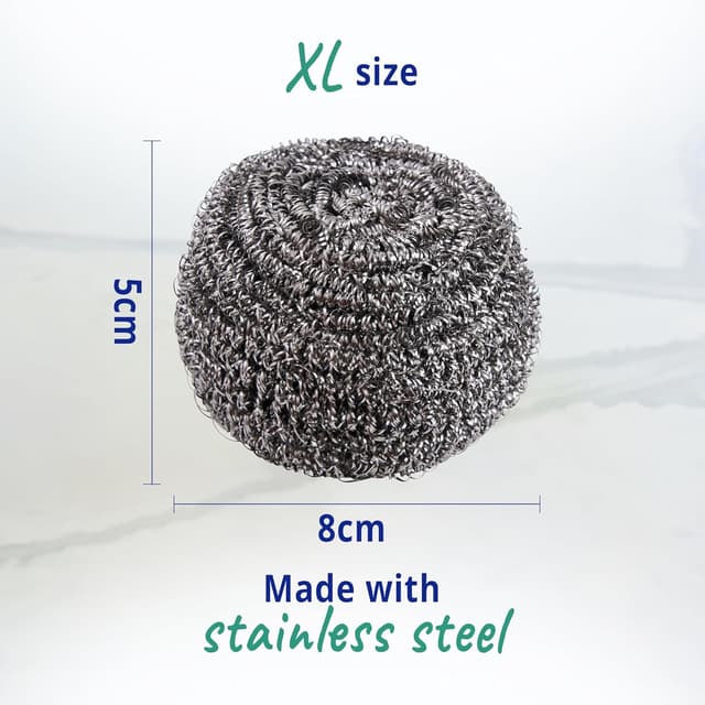 Thumbnail 4 de Spontex Specialist Stainless Steel Scourers XL 6 pack 🧽