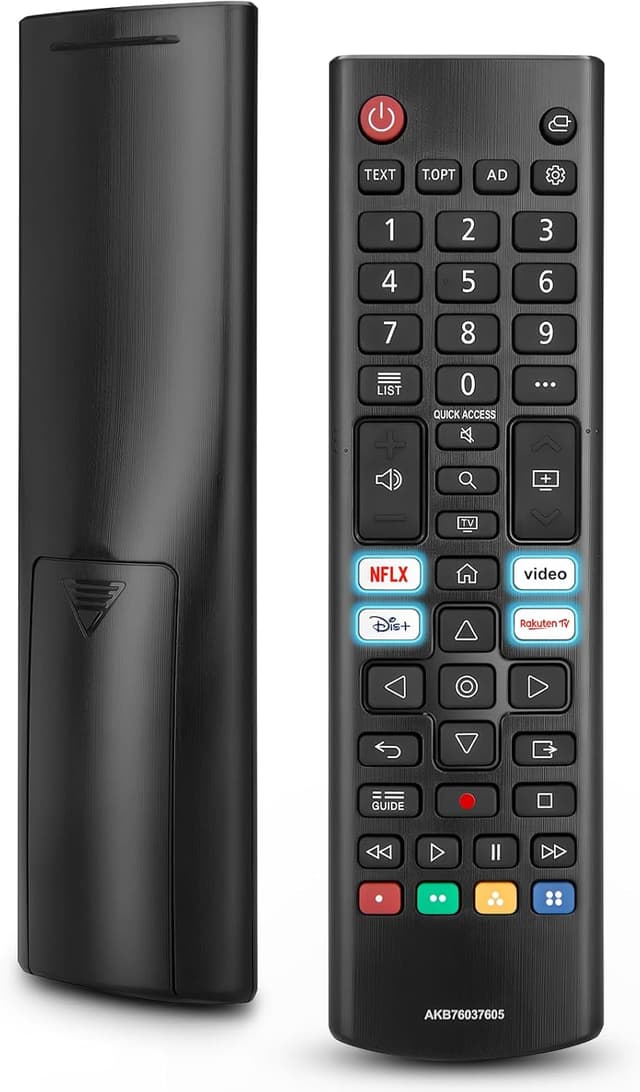 Detalle de Universal LG Magic Remote Replacement (AKB75855501 / AN-MR20GA / MR21-MR25) – No-pairing, with streaming shortcut buttons