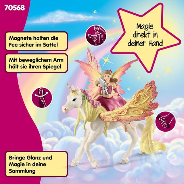 Thumbnail 4 de Schleich Feya Pegasus-Einhorn Spielfigur ab 5 Jahren 🦄