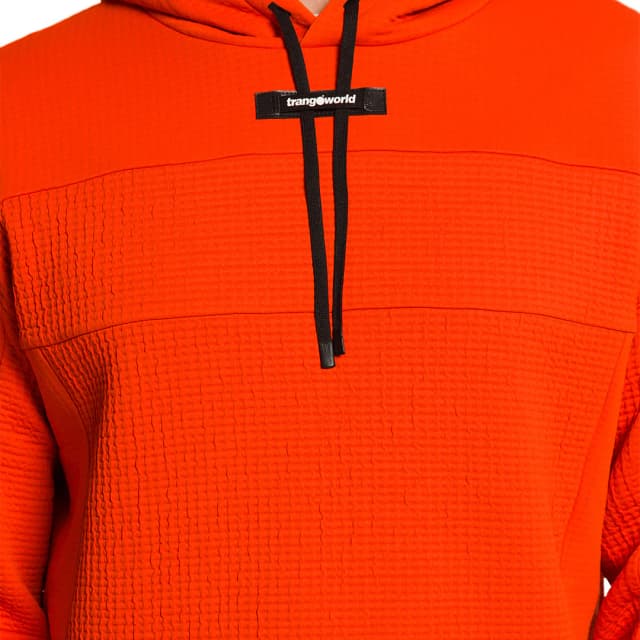 Detalle de Trangoworld Barlu: sudadera de hombre ligera de poliéster reciclado