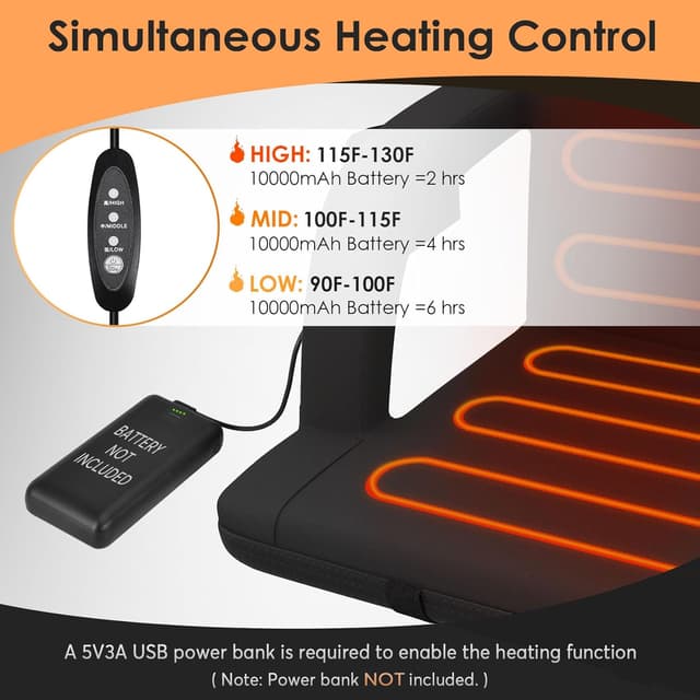 Thumbnail 4 de HOPERAN Heated Stadium Seat 25