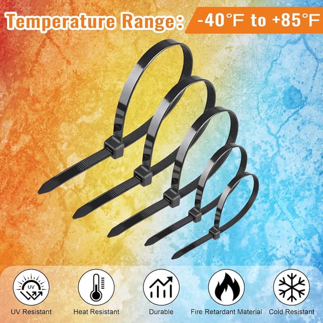 Thumbnail 3 de Fascette Elettricista Nere 150 mm 2,5 mm