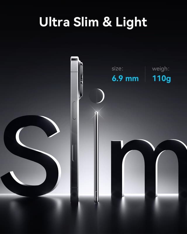 Detalle 2 de Kuulaa MagSafe Power Bank 7mm Ultra-Slim 5000mAh (Magnetic Portable Charger, USB-C Output)