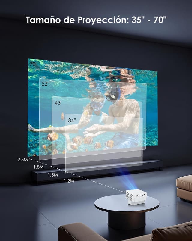 Thumbnail 4 de YOTON Y3 Proyector portátil 1080P Verde