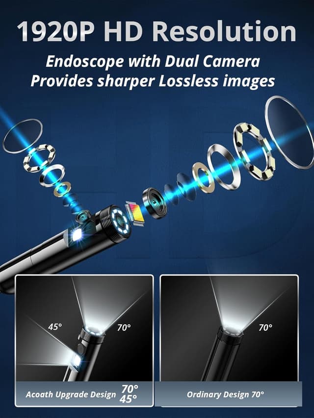 Detalle 2 de Acoath Endoscope Camera with Light