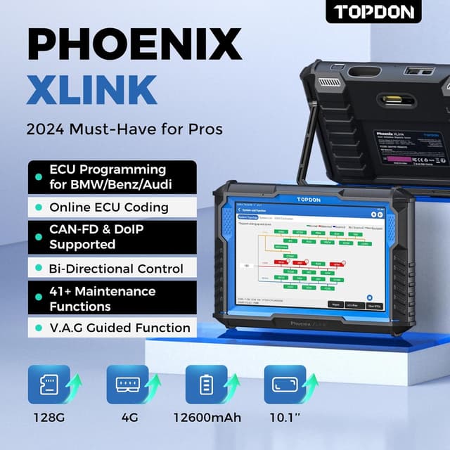 Detalle 2 de TOPDON Phoenix XLink ECU Programmer 2-Year Update
