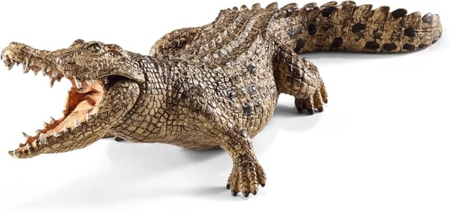 Detalle de Schleich Wild Life Coffret Animaux Sauvages 72286 avec lion, girafe, crocodile, singe et éléphant