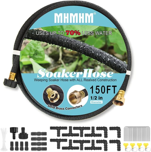 Thumbnail 6 de MHMHM 1/2" Soaker Hose 50FT for Gardens 🌱