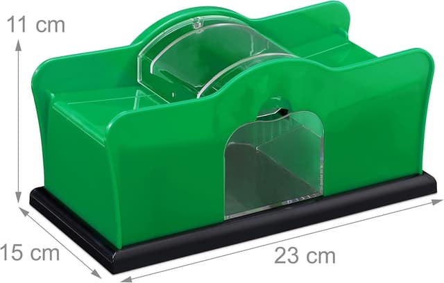 Thumbnail 3 de Relaxdays Mélangeur de cartes 91 mm Vert EU