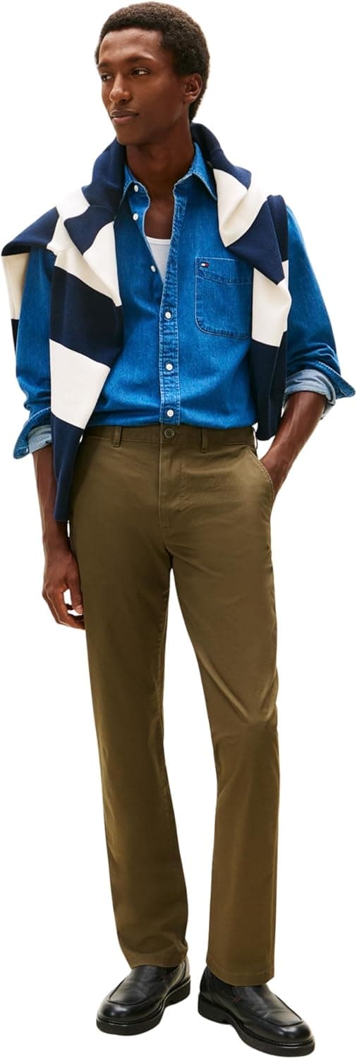 Detalle 2 de Tommy Hilfiger Core Denton Essential Twill pour homme (chino en twill)