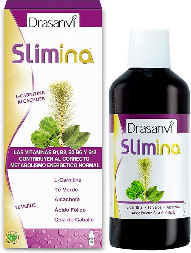 Imagen de DRASANVI Slimina 🍵 Extractos Vegetales y L-Carnitina, 500 ml en OfertitasTOP