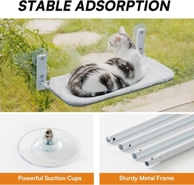 Detalle 2 de EDAGNY Cat Window Hammock 18kg perch